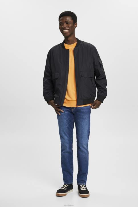 striukės juodas vyrų Esprit bomber stiliaus striukė 4D6F766