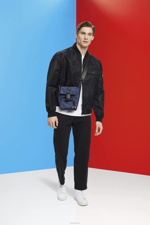 striukės juodas vyrų Esprit bombonešio striukė 4D6F676