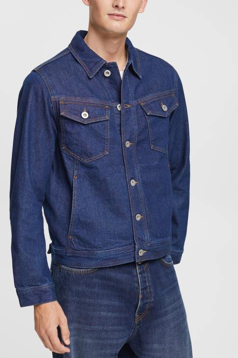 striukės mėlynas tamsus plovimas vyrų Esprit džinsinis švarkas 4D6F879