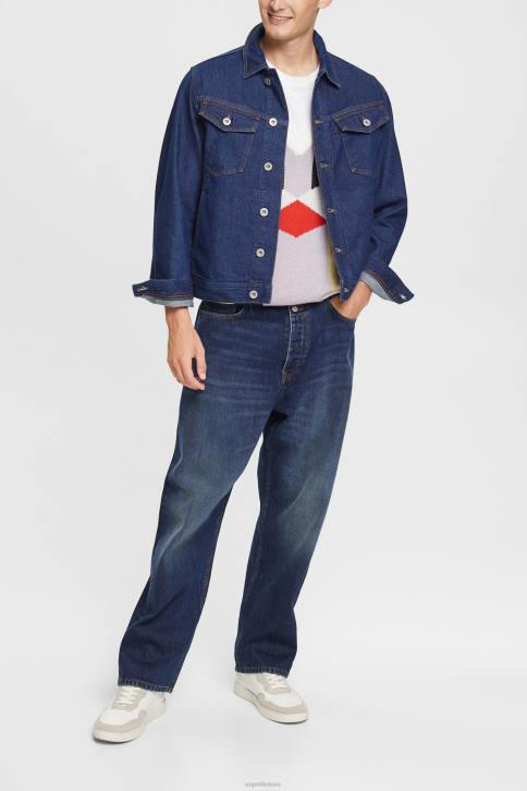 striukės mėlynas tamsus plovimas vyrų Esprit džinsinis švarkas 4D6F879