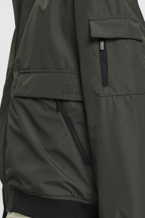 striukės tamsi chaki vyrų Esprit bomber stiliaus striukė 4D6F767