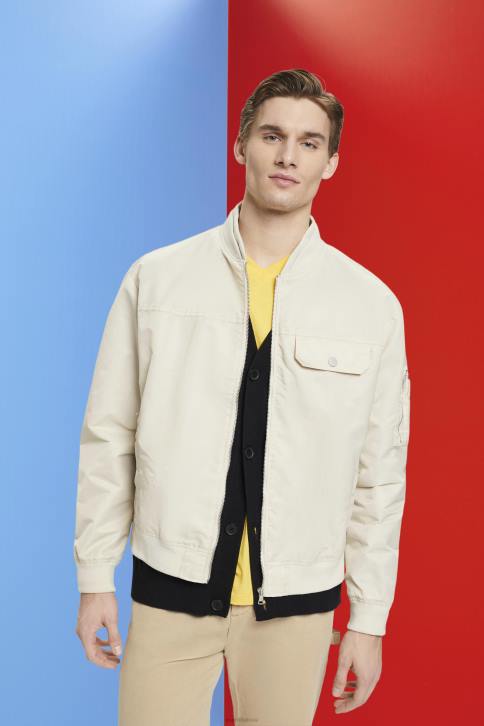 striukės šviesiai taupus vyrų Esprit bombonešio striukė 4D6F677